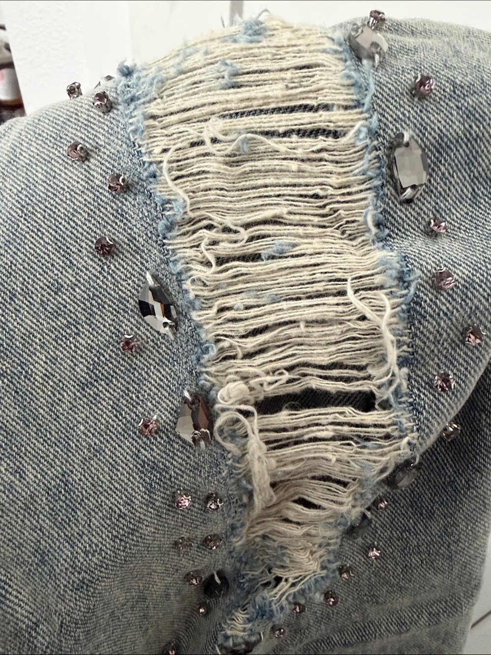 Distressed Jean Jacket